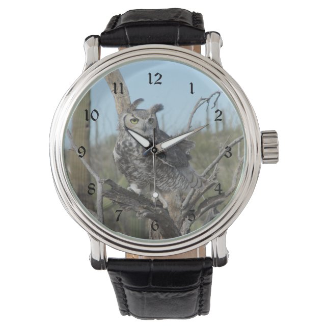 Relógio De Pulso Coruja excelente (Frente)