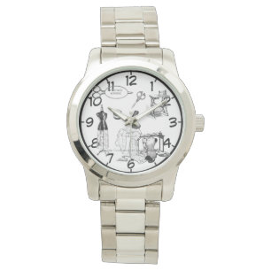 Relógio De Pulso "Costureira "
