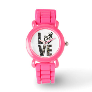 Relógio De Pulso Country Camo Love Girl's Watch