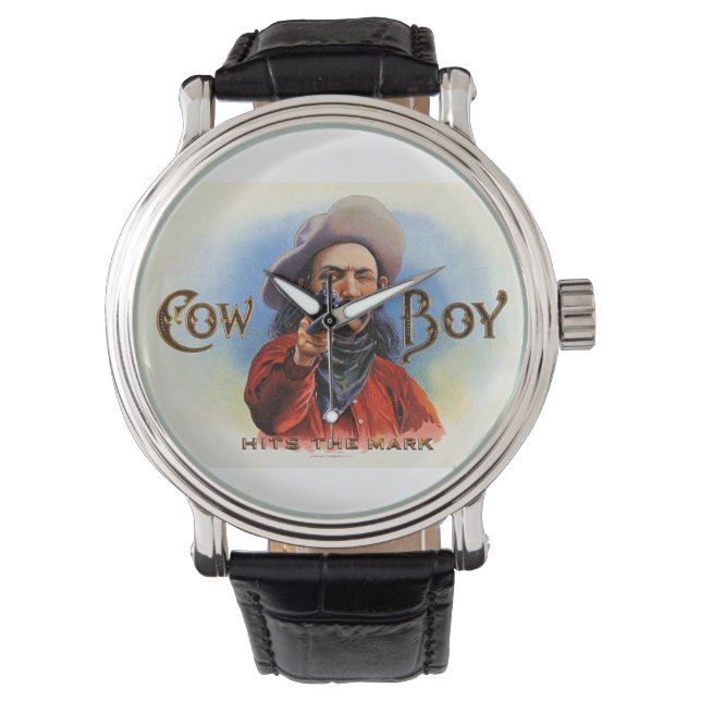 Relógio De Pulso Cowboy Wild West Watch (Frente)