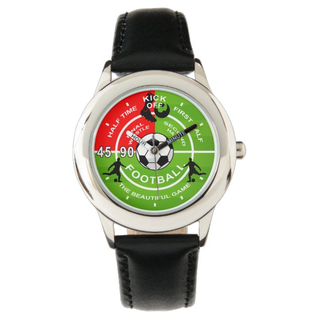 Relógio De Pulso Crianças, Futebol Match, Futebol Watch (Frente)