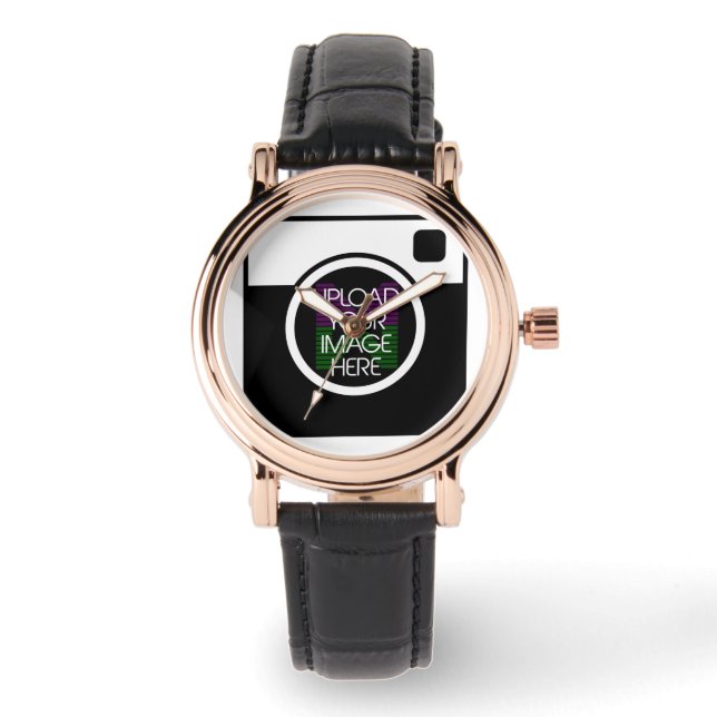 Relógio De Pulso Crie seu próprio personalizado (Frente)