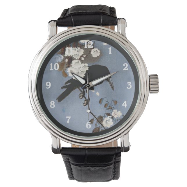 Relógio De Pulso Crow no Branch Beauful Wristwatch (Frente)