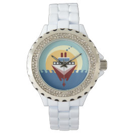 Relógio De Pulso Cruise Ship Art Watch