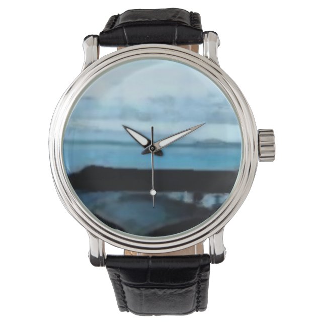 Relógio De Pulso Custom reloj blue (Frente)