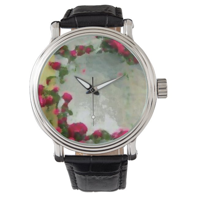 Relógio De Pulso Custom reloj flower (Frente)