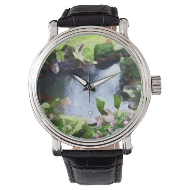 Relógio De Pulso Custom reloj green (Frente)