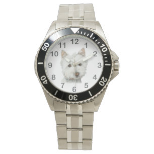 Relógio De Pulso Cute Westie Dog Art Watch
