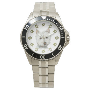 Relógio De Pulso Cute Westie Dog Art Watch