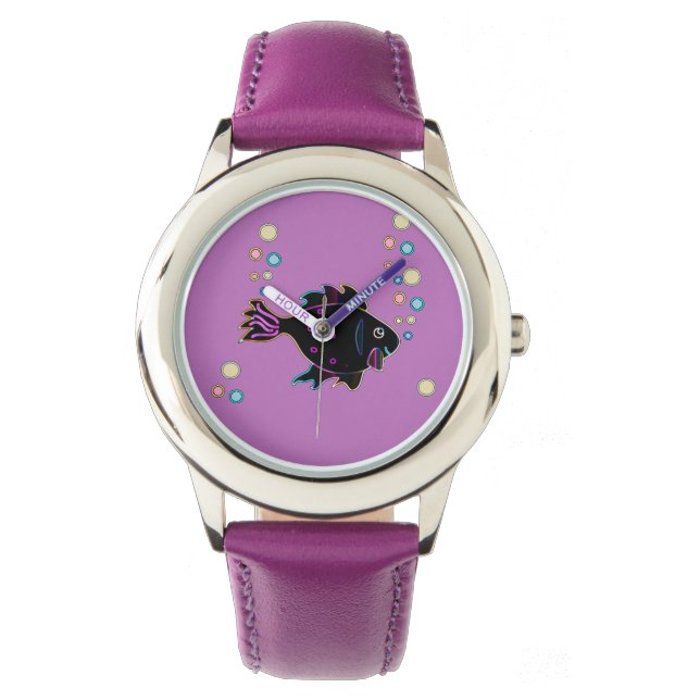 Relógio De Pulso Cuz Neon Fish Watch (Frente)