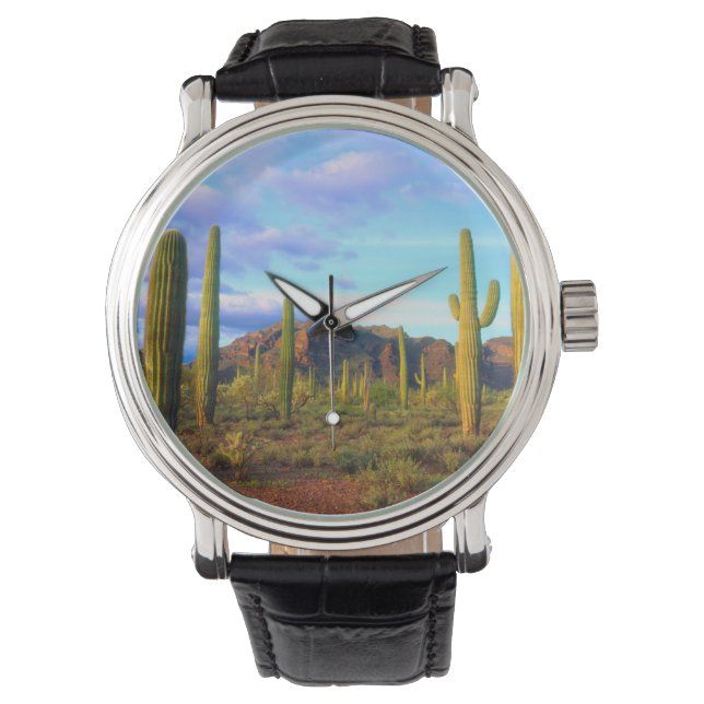 Relógio De Pulso Deserto na primavera (Frente)