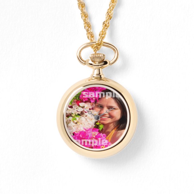 Relógio De Pulso Design seu próprio personalizado FAZER (Frente)