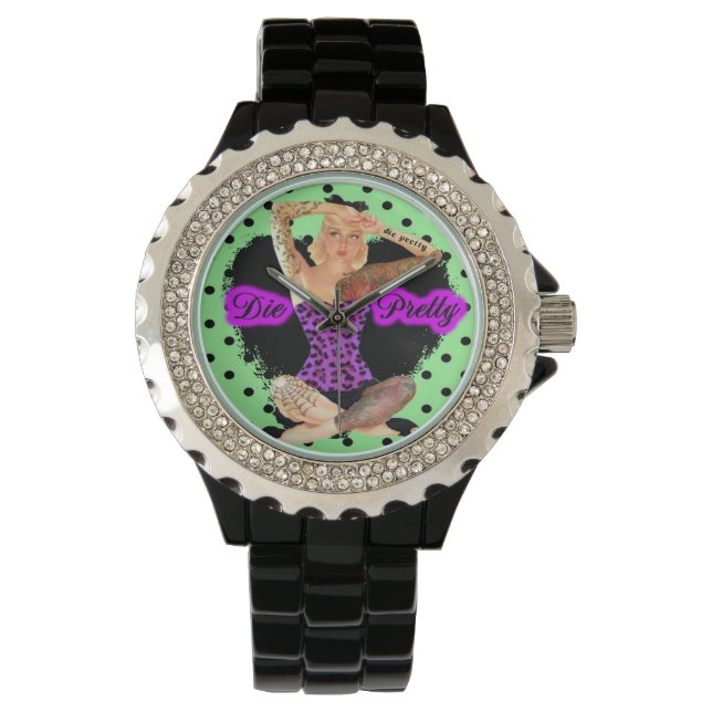 Relógio De Pulso Die Bonito Pinup Watch (Frente)