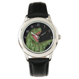 Relógio De Pulso Dinossauro - Noite Pré-Histórica
