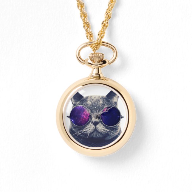 Relógio De Pulso Disposição Dourada personalizada (Frente)