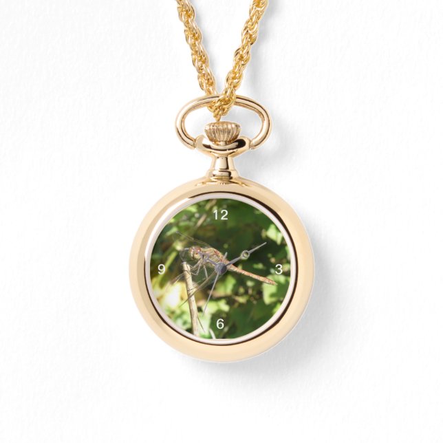 Relógio De Pulso Dragonfly em um Twig Watch (Frente)