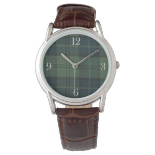 Relógio De Pulso Dunbar Clan Scottish Highlands Tartan Watch