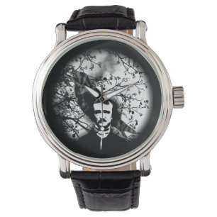 Relógio De Pulso Edgar Allan Poe 'o Raven