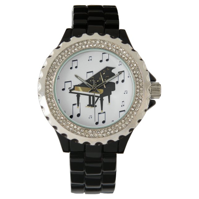 Relógio De Pulso Elegant Piano Watch (Frente)