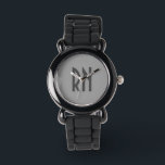 Relógio De Pulso Enfermeira Registrada RN Silver Sparkle Glitter<br><div class="desc">Mulheres Registraram Enfermeira RN Silver Sparkle Watch. O rosto do relógio de pulso é sombra clara de cinzas e "RN" impresso em cinzas mais escuras. A banda é um brilho prateado. Personalize o rosto do relógio para a cor escolhida e também para a fonte. Este relógio faz uma ideia de...</div>