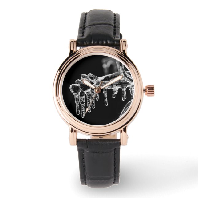 Relógio De Pulso entrar no inverno gelado (Frente)