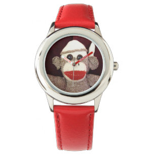 Relógio De Pulso Ernie the Sock Monkey Wrist Watch