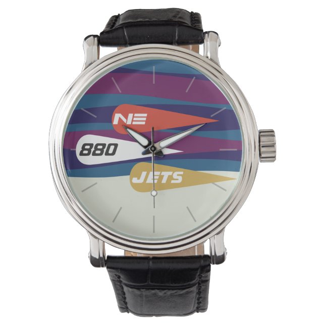 Relógio De Pulso Estilo de Jato de Idade do Jato Retroativo (Frente)