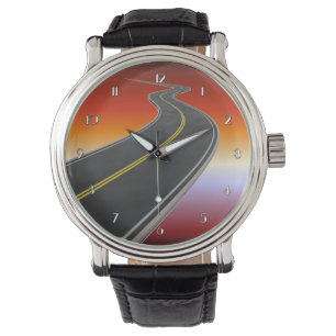 Relógio De Pulso Estrada Trilha Sunset Highset Highway Wrist Watch