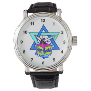 Relógio De Pulso Estrela de David de Hanukkah