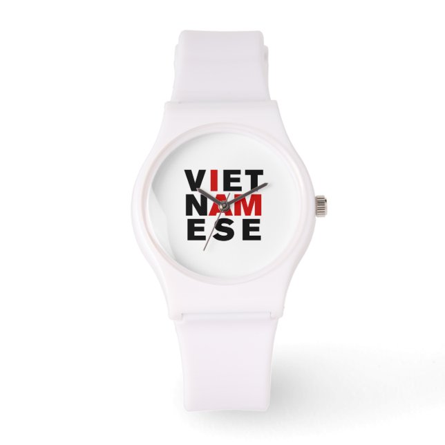 RELÓGIO DE PULSO EU SOU VIETNAMESE (Frente)