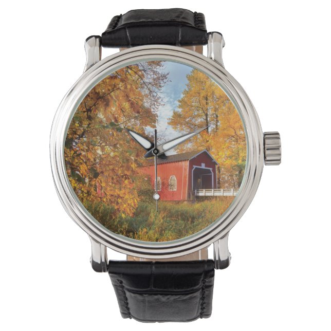 Relógio De Pulso EUA, Oregon. Shimanek Cobriu Ponte Pela Manhã (Frente)