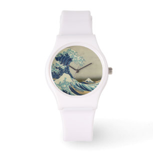 Relógio De Pulso Excelente japonês Wave off Kanagawa por Hokusai