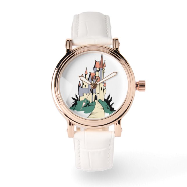 Relógio De Pulso Fairy Tale Weding Princess Castle Watch (Frente)