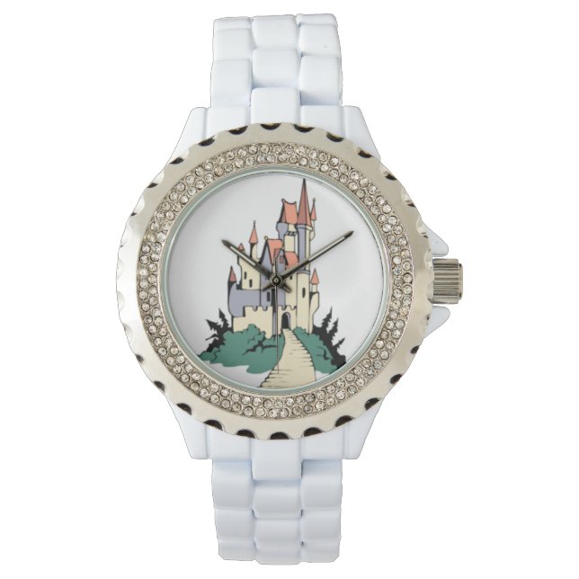 Relógio De Pulso Fairy Tale Weding Princess Castle Watch (Frente)