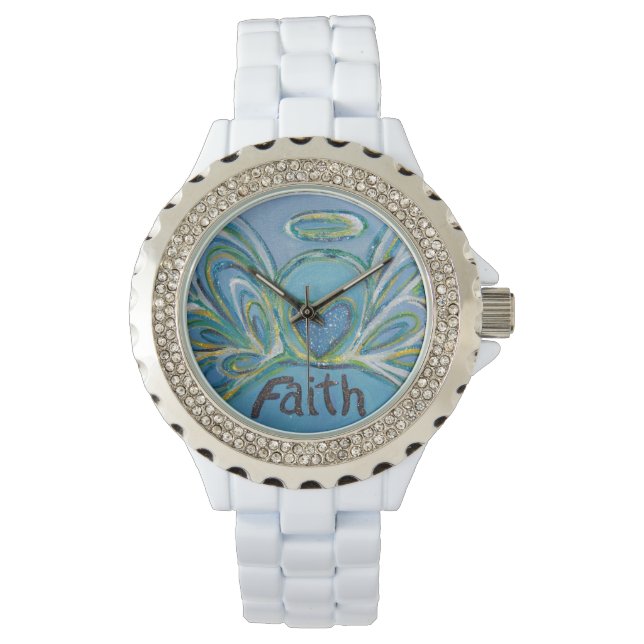 Relógio De Pulso Faith Inspirational Angel Watch (Frente)