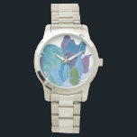 Relógio De Pulso Falsa Indigo I<br><div class="desc">Floral</div>