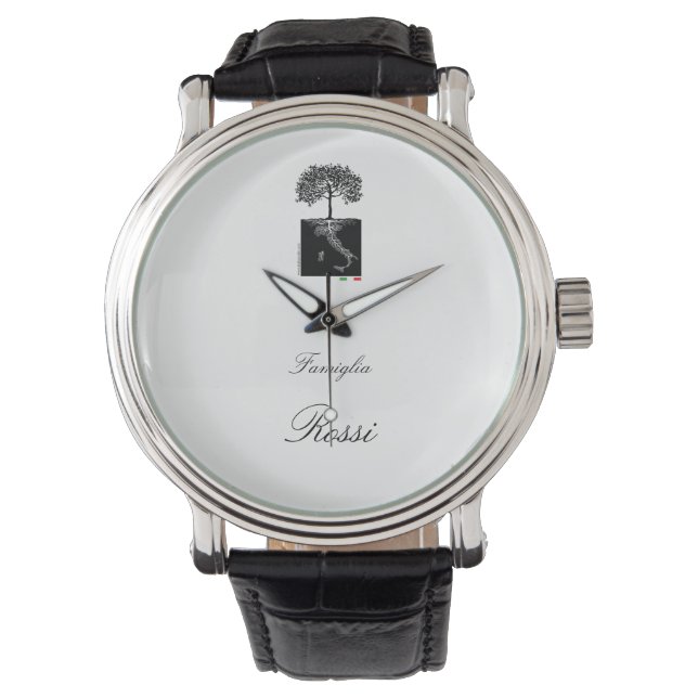 Relógio De Pulso Famiglia Italiana Watch (Frente)