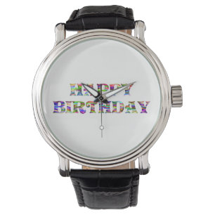 Relógio De Pulso Feliz aniversário