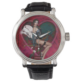 Relógio De Pulso Flirid Cupid Pin Up Girl Wrist Watch