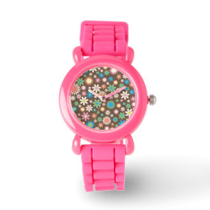 Relógio De Pulso Floral Kid's Watch