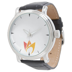 Relógio De Pulso Fogo Flamejante (chamas laranja a vermelho)