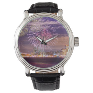 Relógio De Pulso Fogos-de-artifício do ano novo de San Francisco