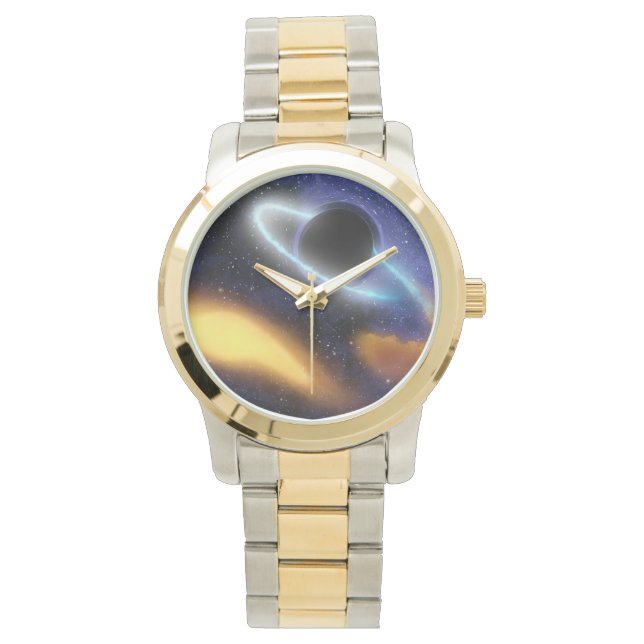 Relógio De Pulso Foto do buraco negro da NASA PIA01884 (Frente)