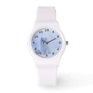 Relógio De Pulso Fox do Ártico da Islândia