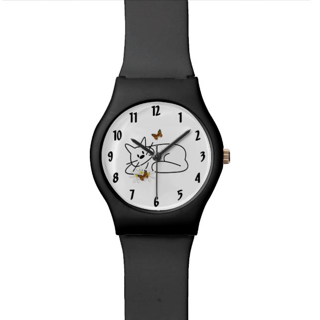 Relógio De Pulso Gatos de Porodle (Detalhe)