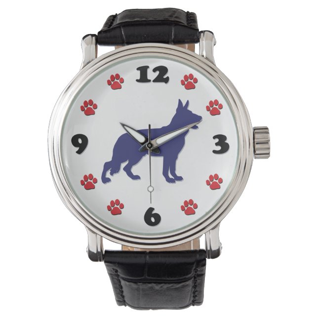 Relógio De Pulso German shepherd Watch (Frente)