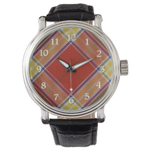 Relógio De Pulso Gibbs/Gibson Tartan Watch