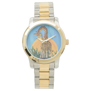 Relógio De Pulso Giraffe Mama e Bebê