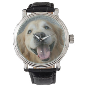 Relógio De Pulso Golden retriever de sorriso