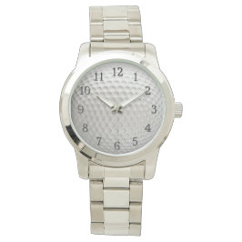 Relógio De Pulso Golf Ball com Números Negros Esporte